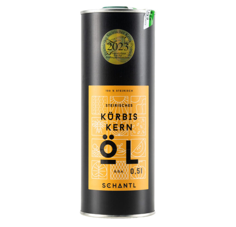 Styryjski olej z pestek dyni g.g.A - w puszce