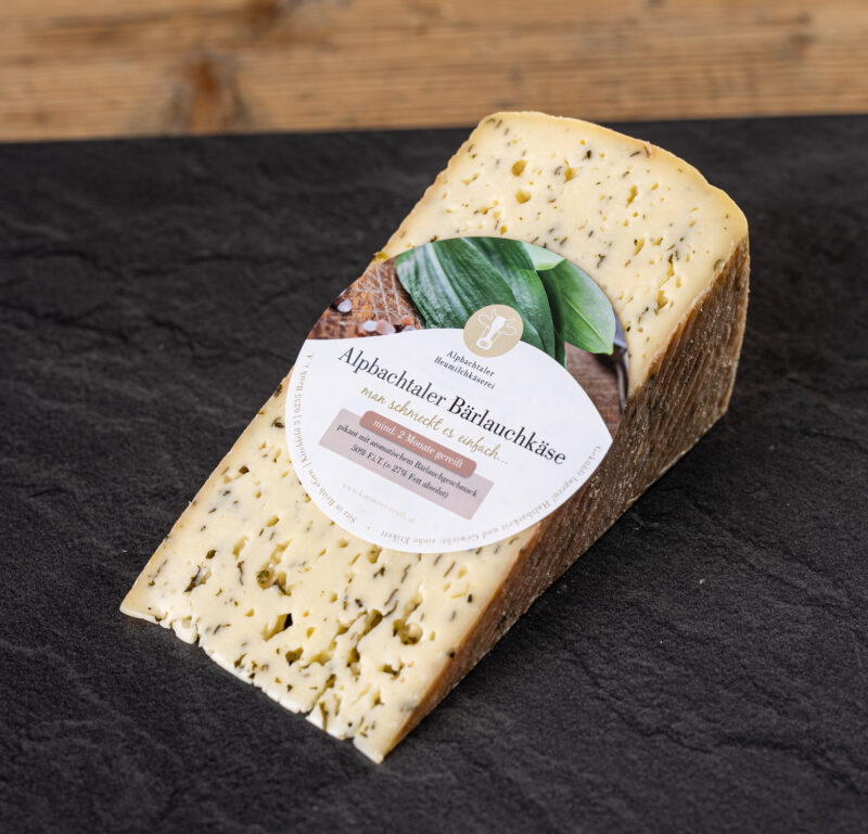 Alpbachtaler Bärlauchkäse - opis