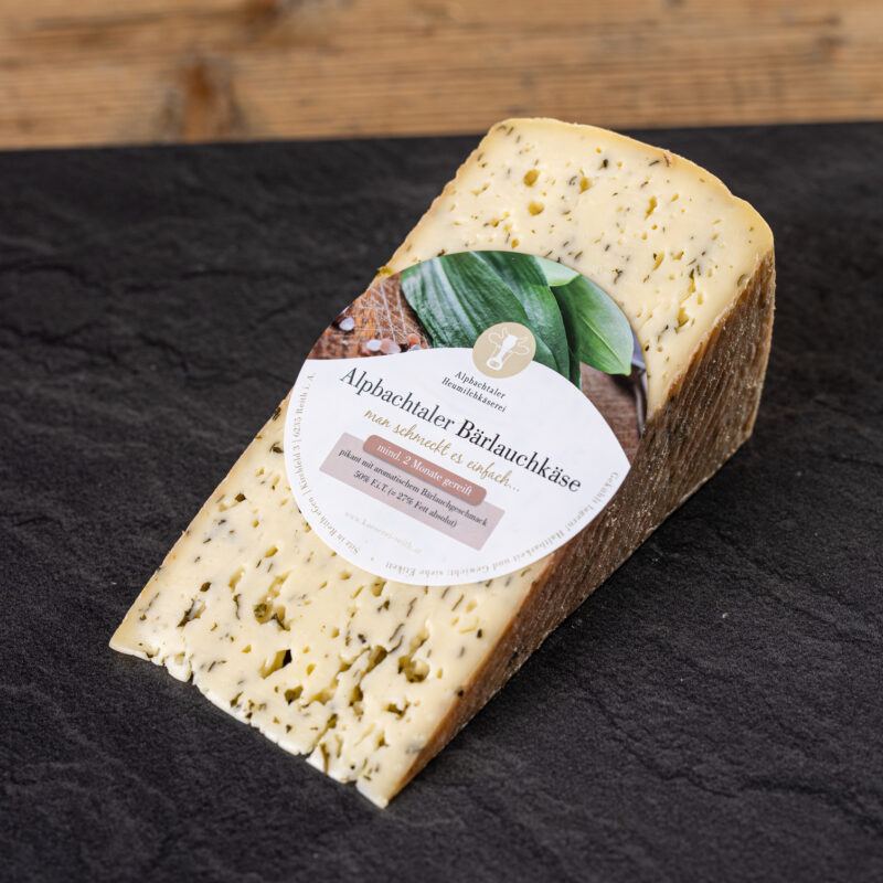Alpbachtaler Bärlauchkäse - opis